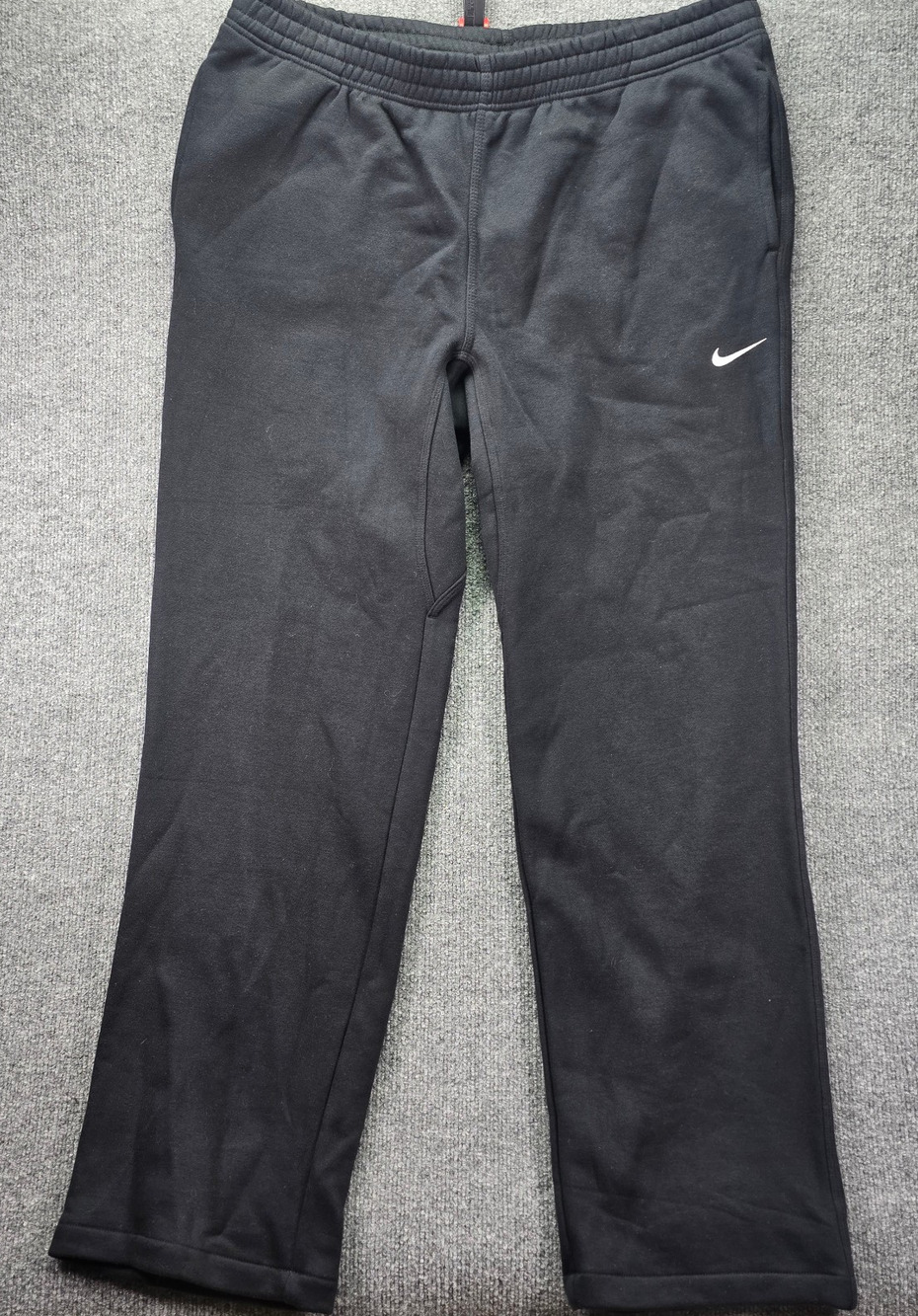 Nike Sportwear Club Sweatpants Mens XXL Black Drawstring Straight Fleece Pants